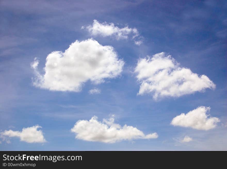 Clouds and blue sky