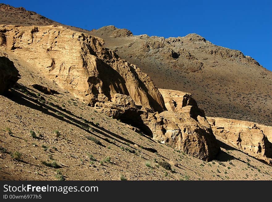 The desolate mountain and wilderness of Ganzi Tibetan Autonomous Prefecture,Tibet,China. The desolate mountain and wilderness of Ganzi Tibetan Autonomous Prefecture,Tibet,China.