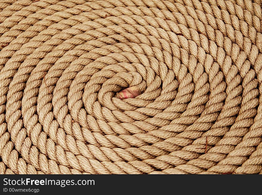 A rope made of hemp