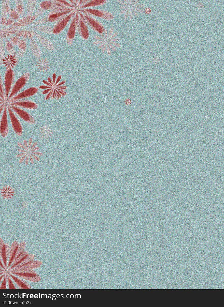 Background With Small  And Medium Daisies