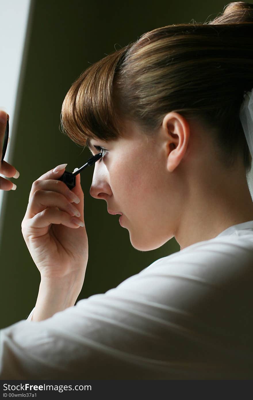 The Bride Renders A Make-up