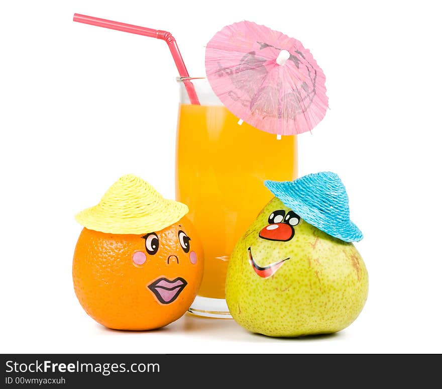 Cheerful Little Men From A Fruits