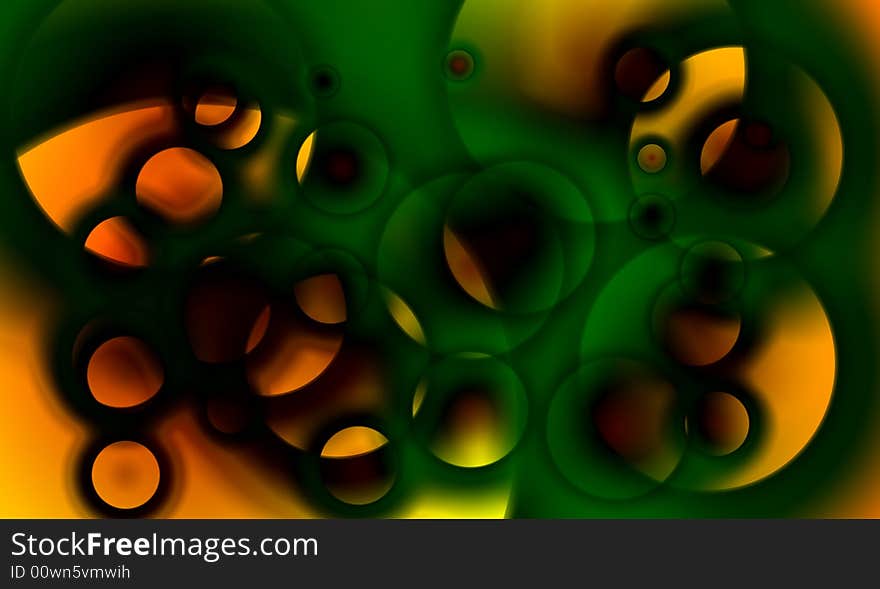 A abstract background image made up of colourful circles. A abstract background image made up of colourful circles.