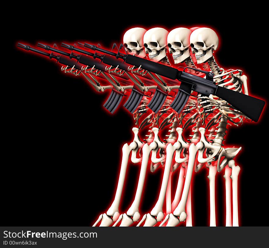 Many War Skeletons 6