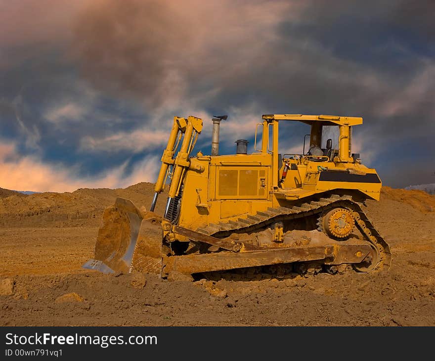 Large Bulldozer