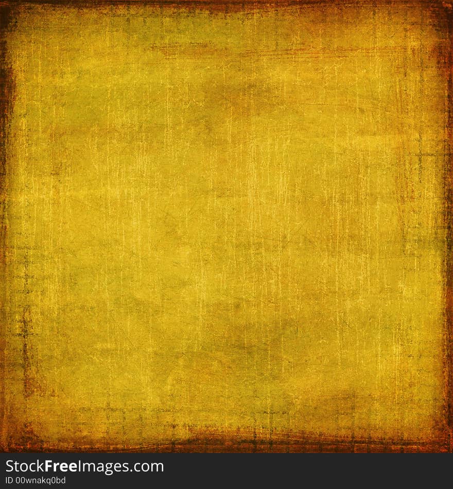 Grungy brown and yellow background with space for text or image. Grungy brown and yellow background with space for text or image