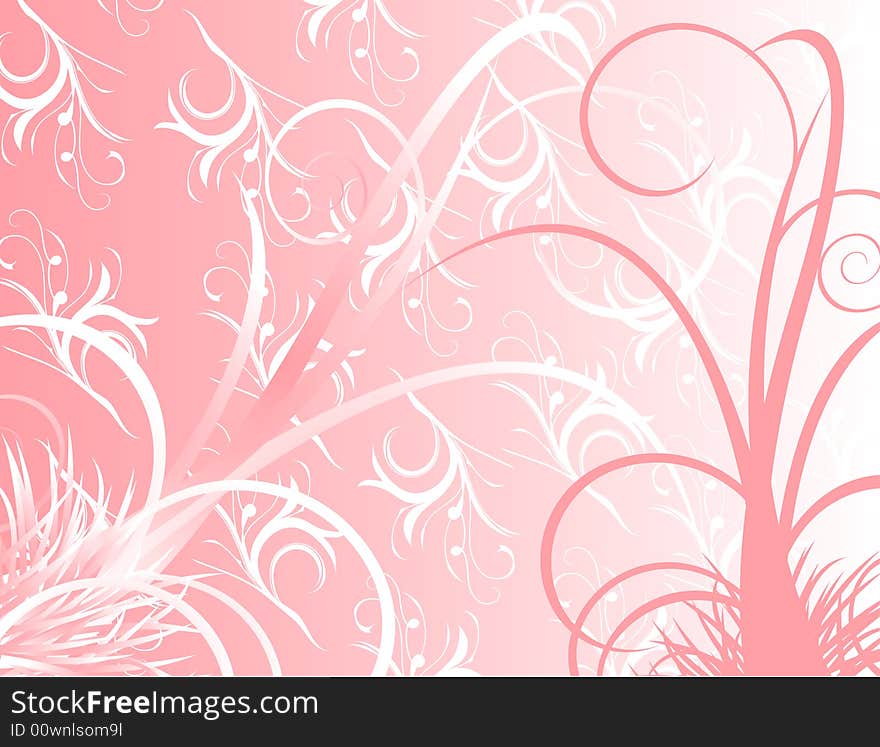 Abstract Floral Design