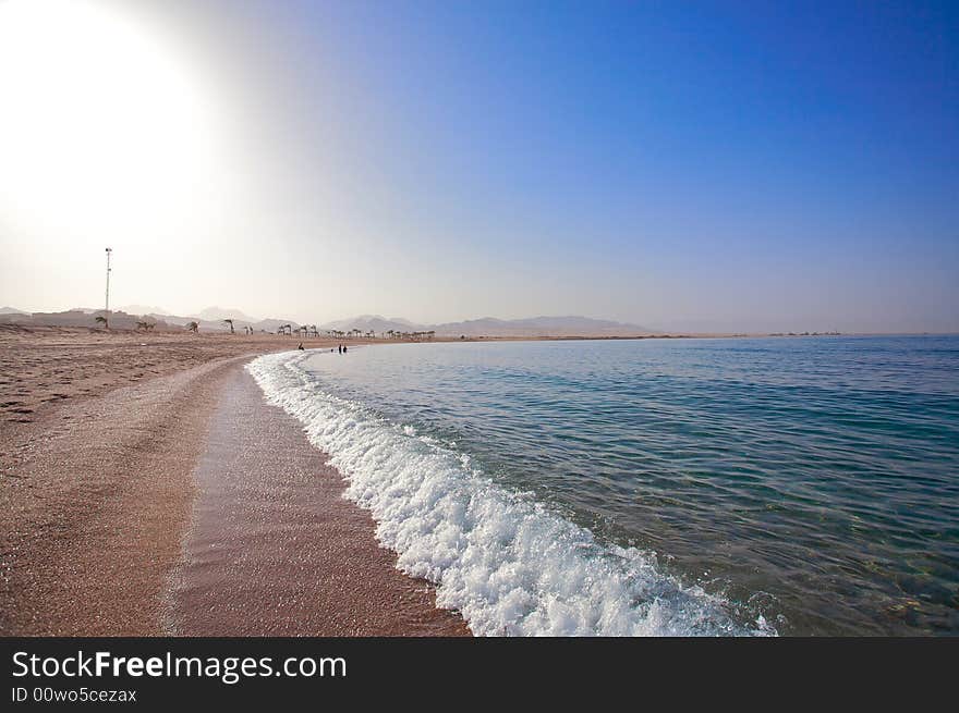 Deserted beach