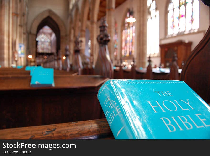 Holy Bible in Church