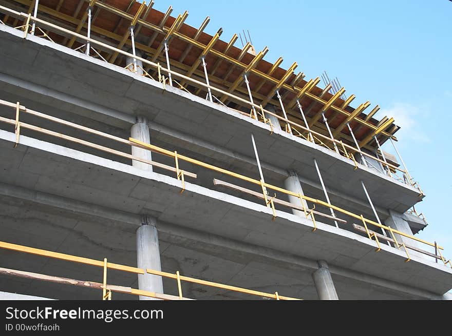 Three levels of new building