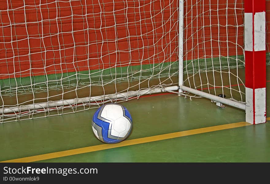 Ball in the goal-net