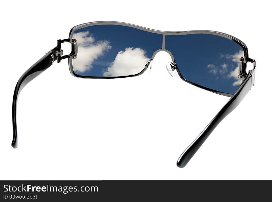 Sun-glasses isolated over a white background