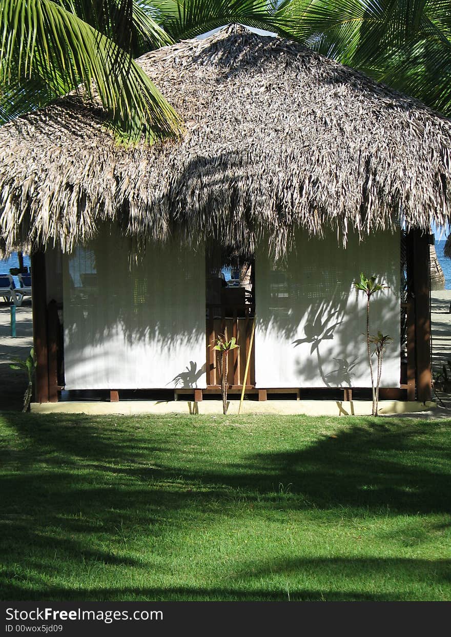 Spa Tent On The Beach