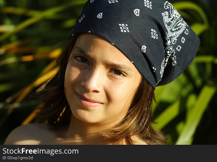 Headshot Of A Young Child