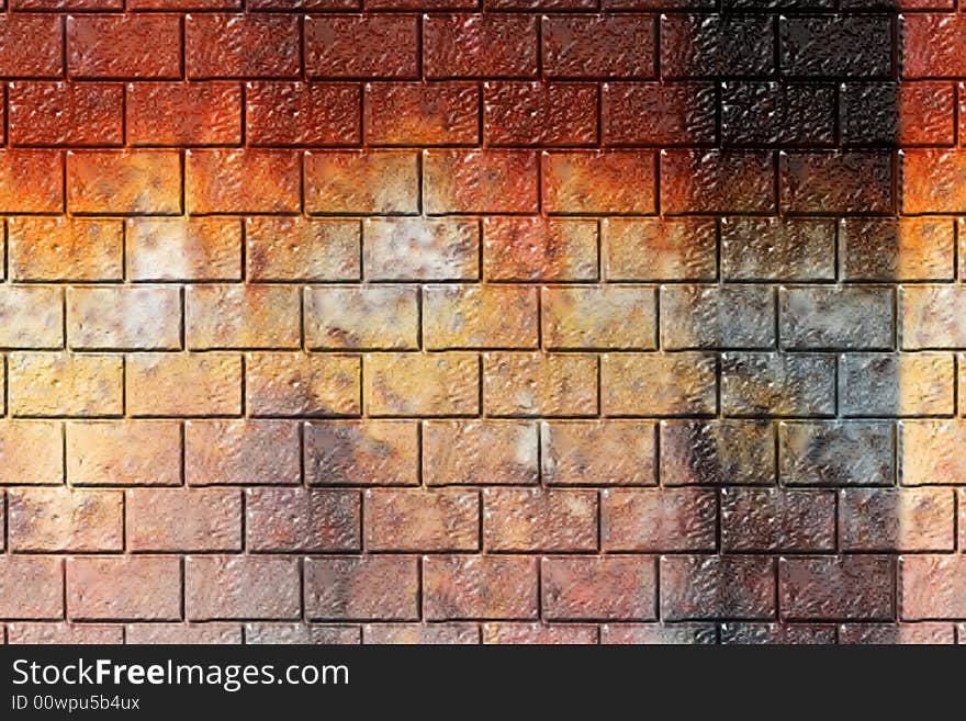 Grunge Brick Wall Background