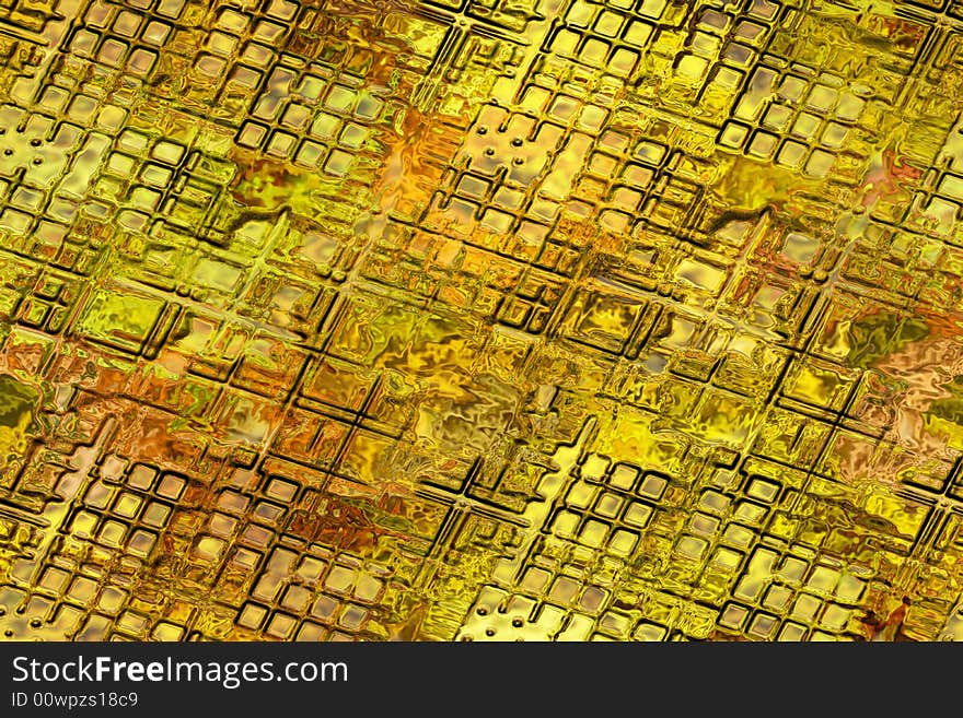 Abstract grunge gold background design