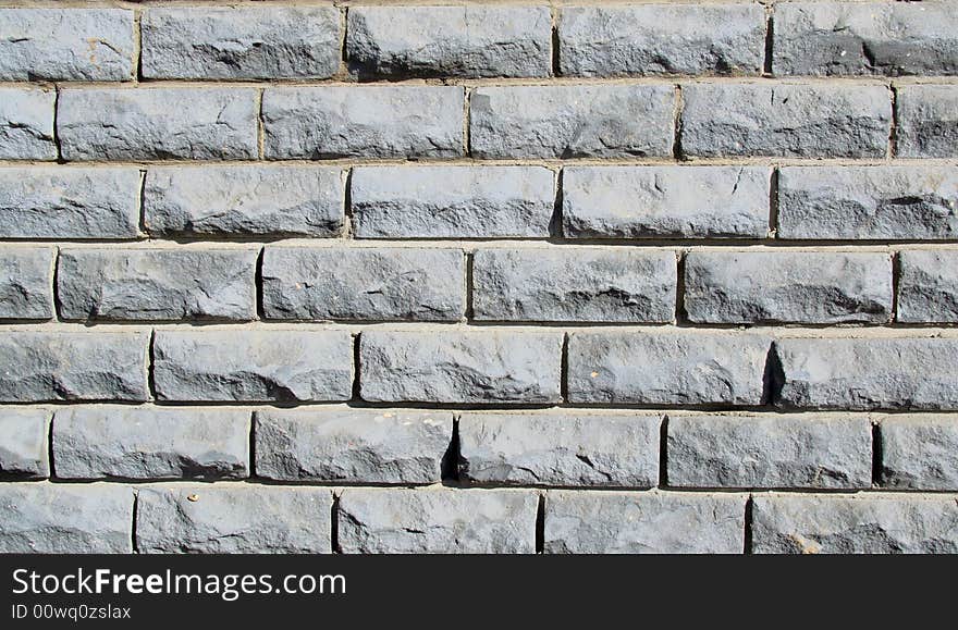 The old white brick wall for a background or structures