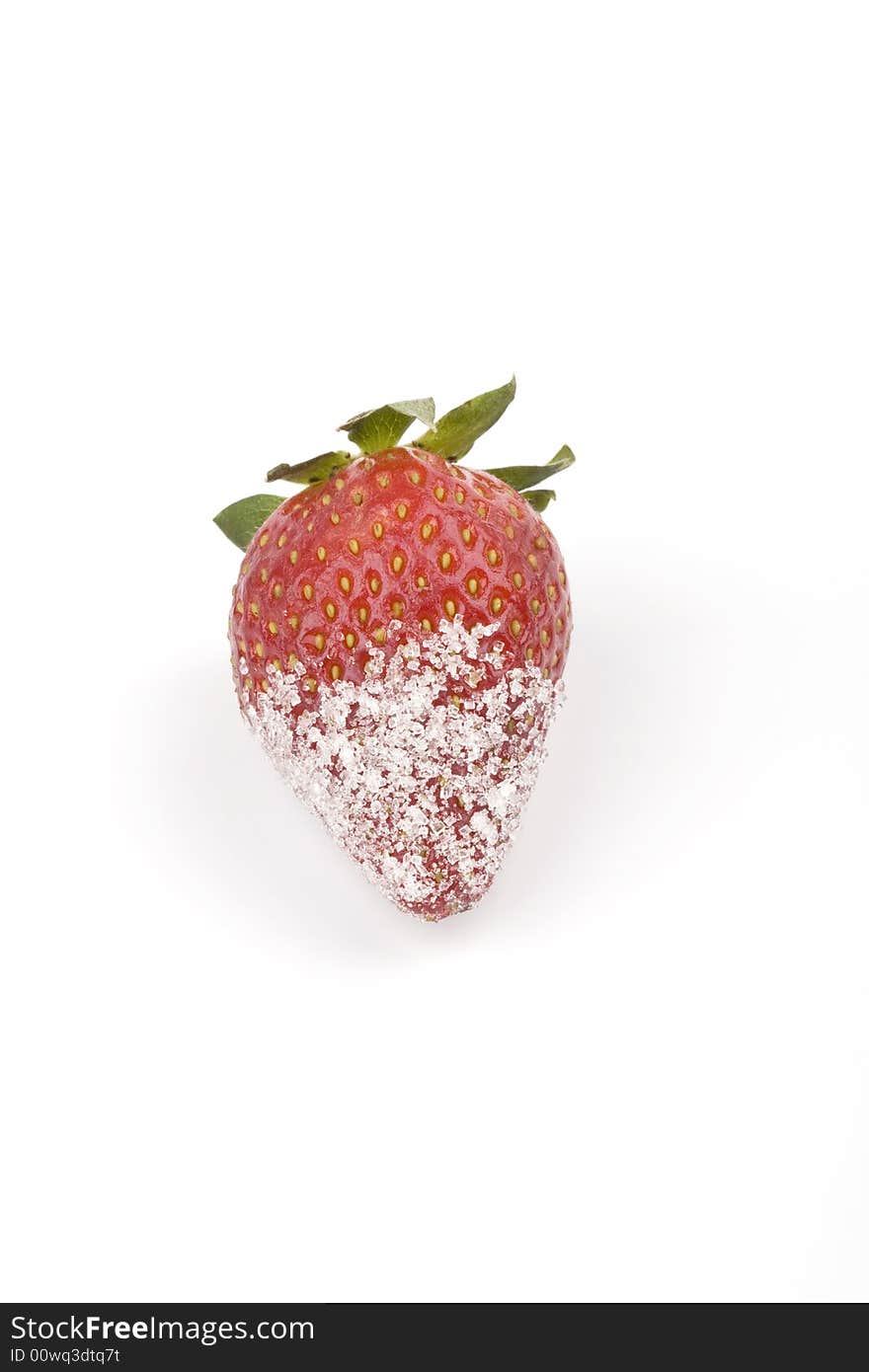 Strawberry with sugar