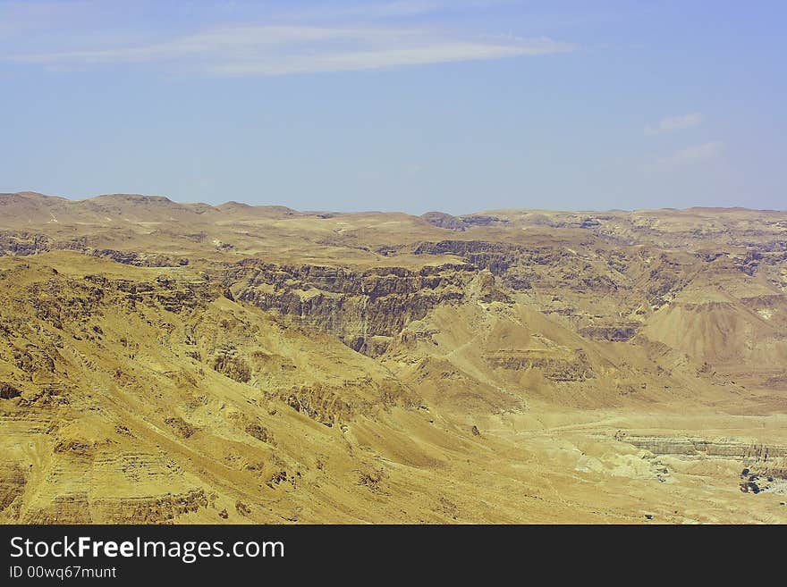 Hills and stones of Judean desert