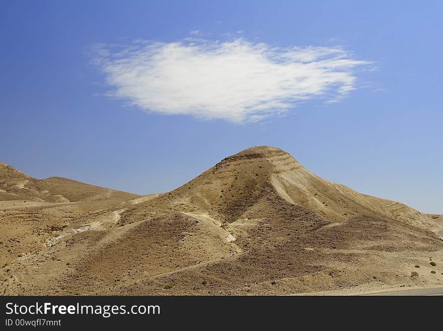 Hills and stones of Judean desert