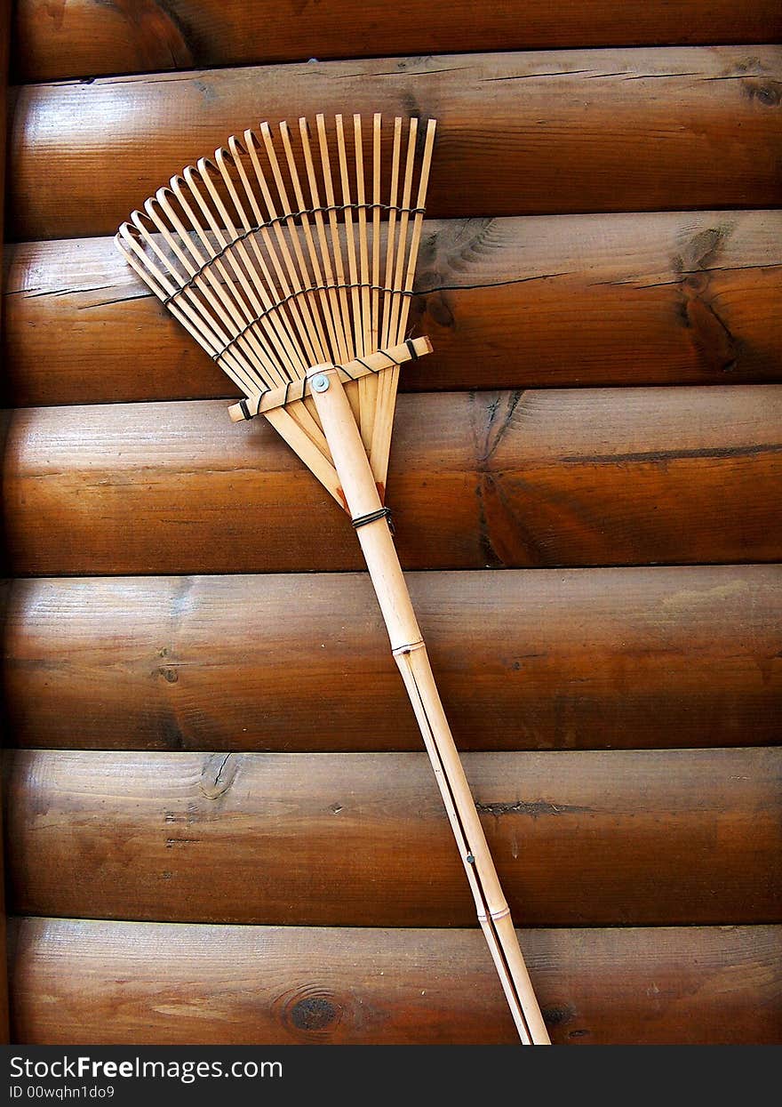 Wood broom