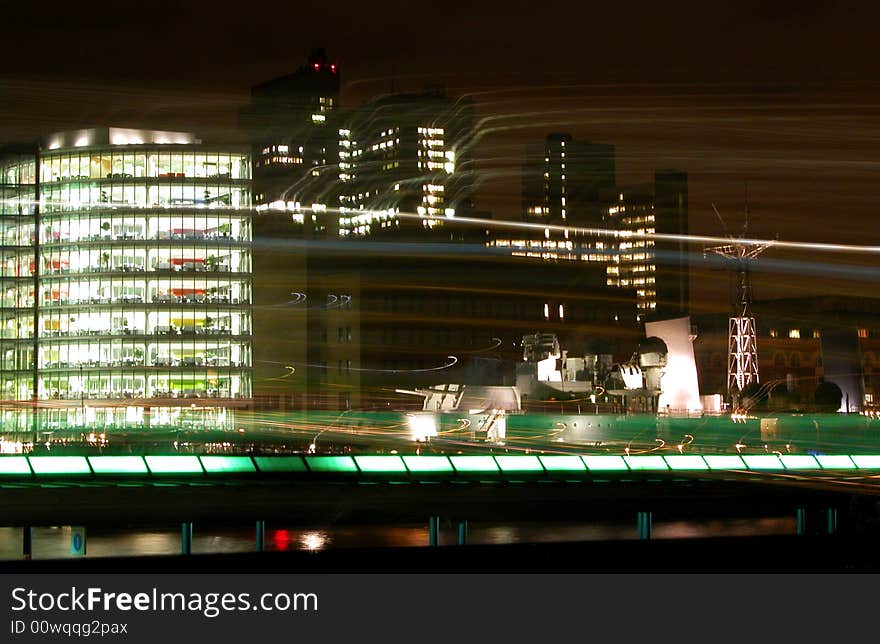 London cityscape at Thames river.