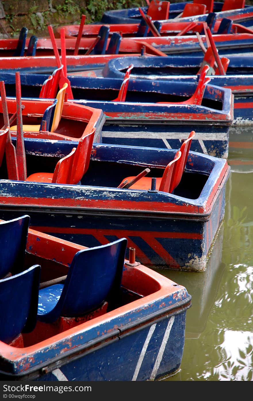 Boats in Chendu,Capital of Sichuan,west of China