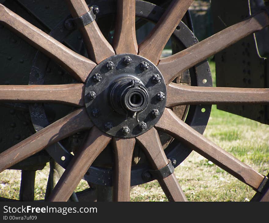 Vintage canon detail from the World War 1

*RAW format available