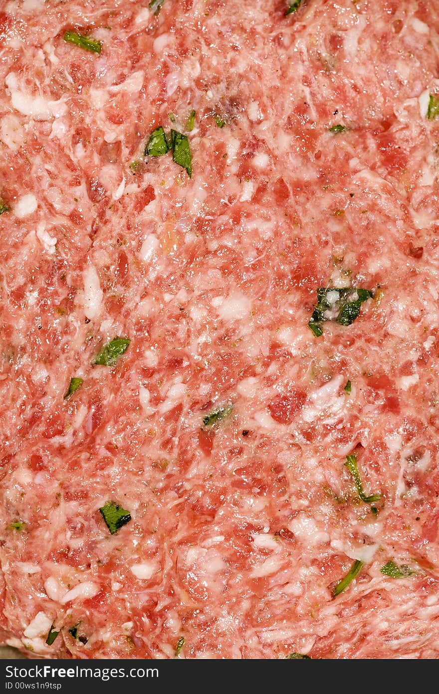 Red minced meat