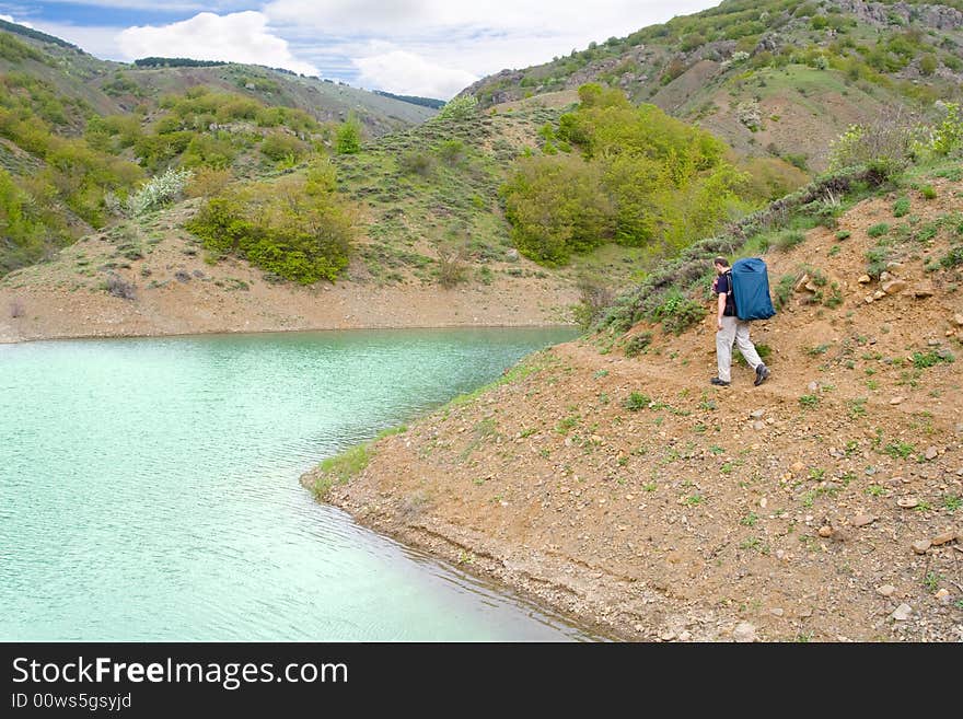 Hiking in the  Crimea mountains