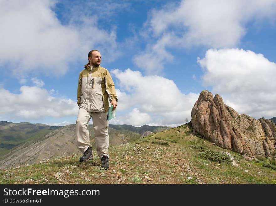 Hiking in the  Crimea mountains