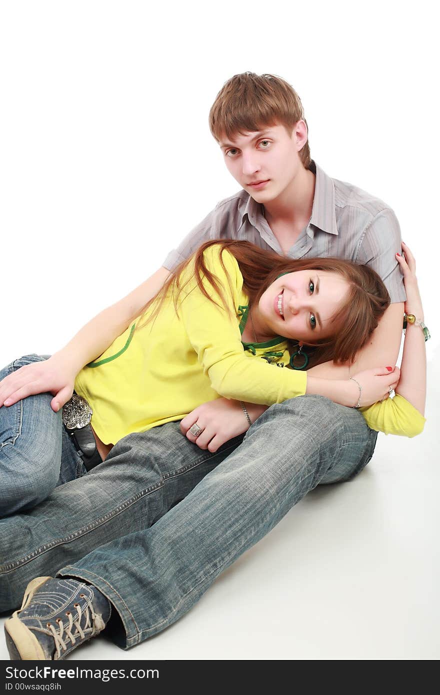 Portrait of a young people. Shot in studio. Portrait of a young people. Shot in studio.