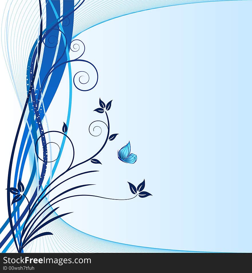 Blue background design abstract vector. Blue background design abstract vector