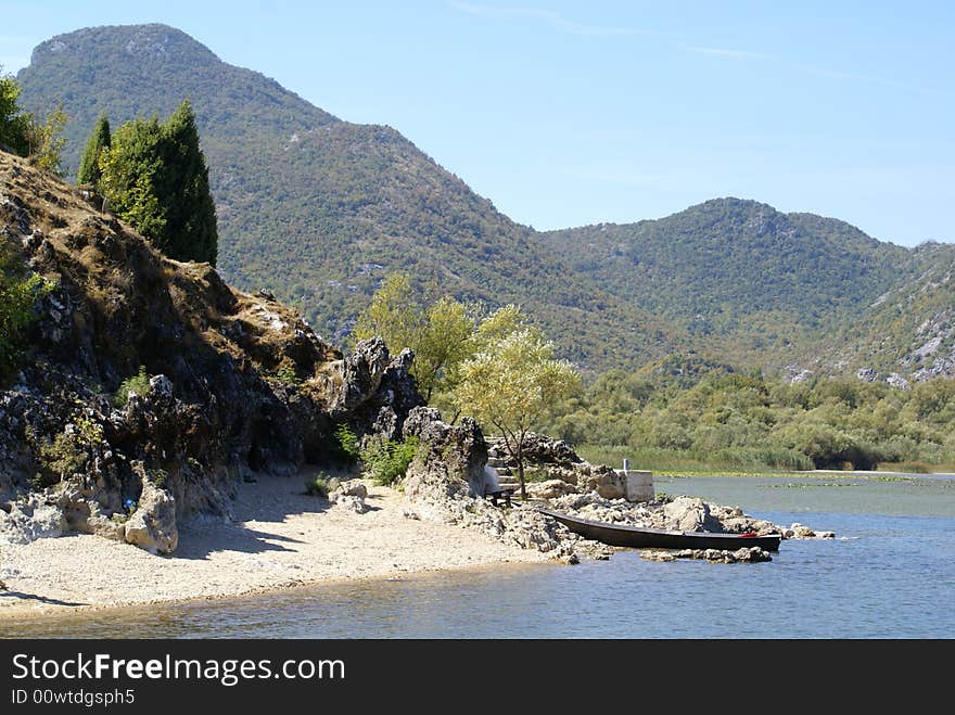 Skadar Lake.