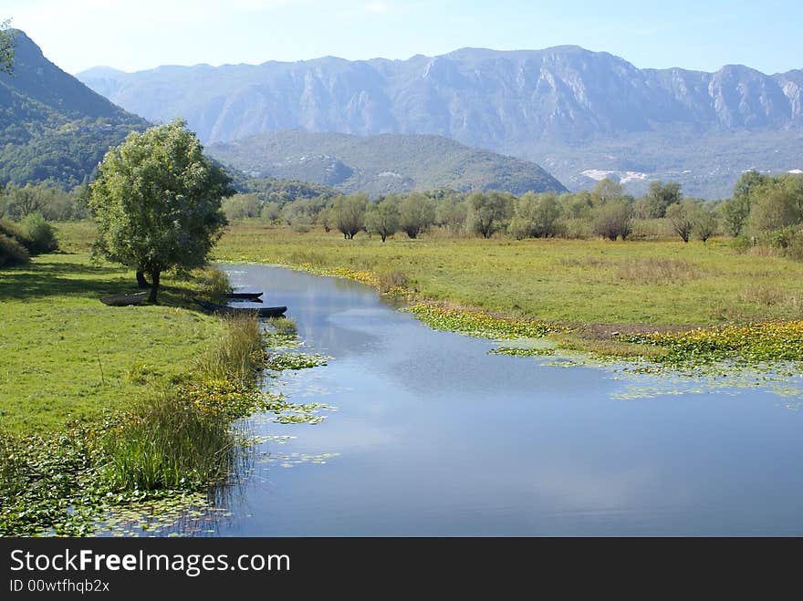 Skadar Lake.