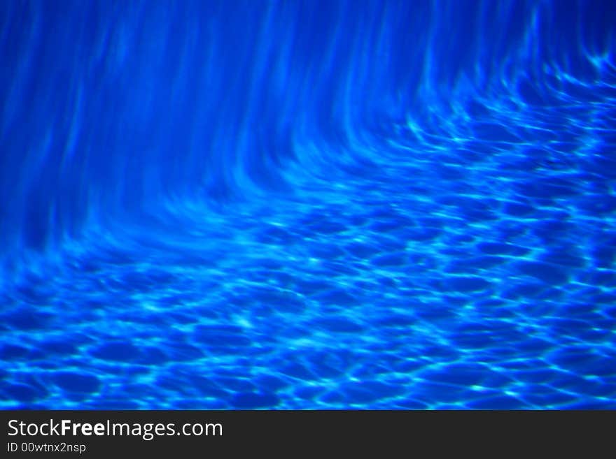 Hotel swimming pool water reflections. Hotel swimming pool water reflections