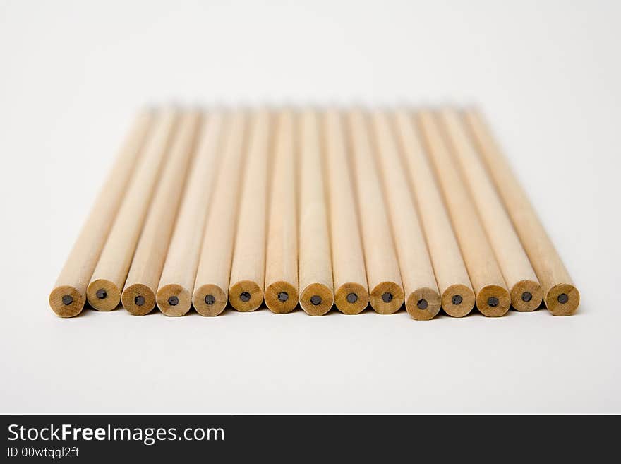 Photo shot of new pencils lineup ready to draw. Photo shot of new pencils lineup ready to draw