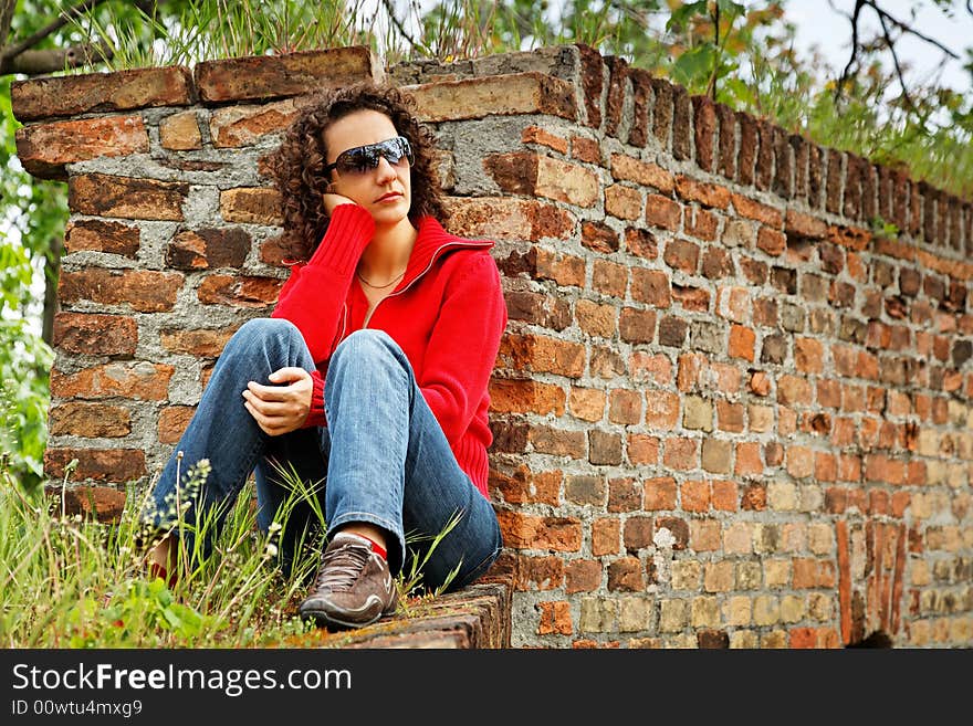 Thinking Young Woman