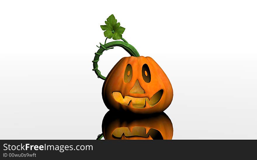 3d cg render of pumkin. 3d cg render of pumkin