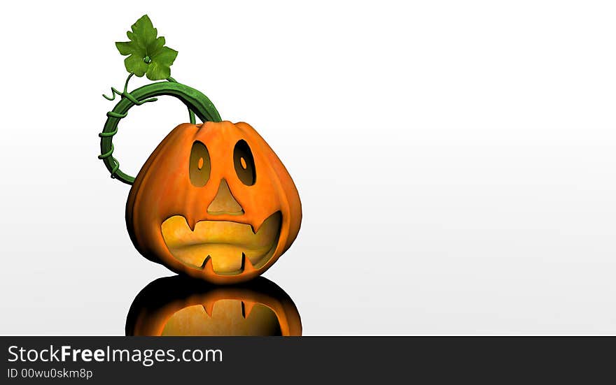 Pumkin jack-o-lantern