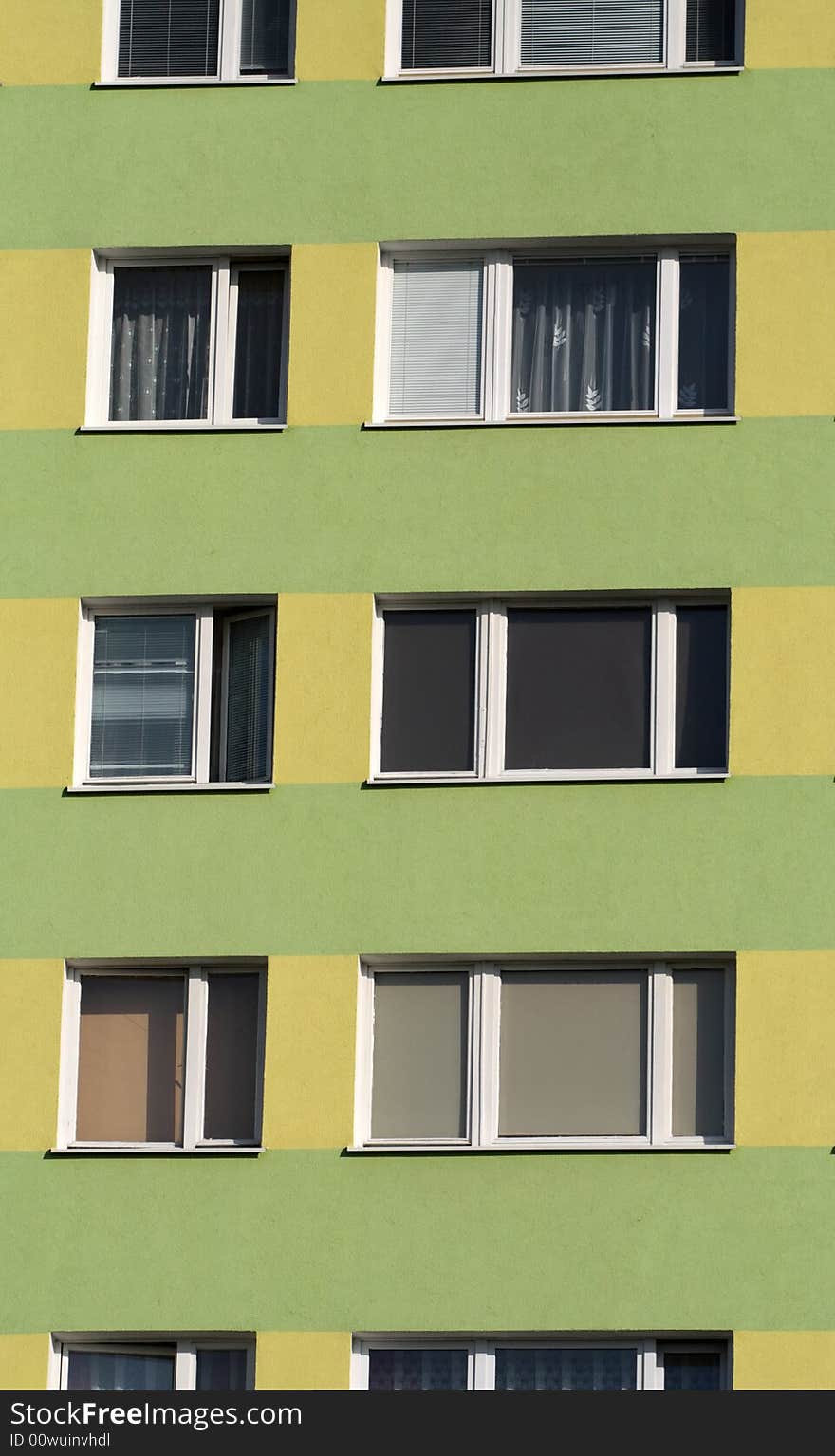 Close - Up Of Block Of Flats.