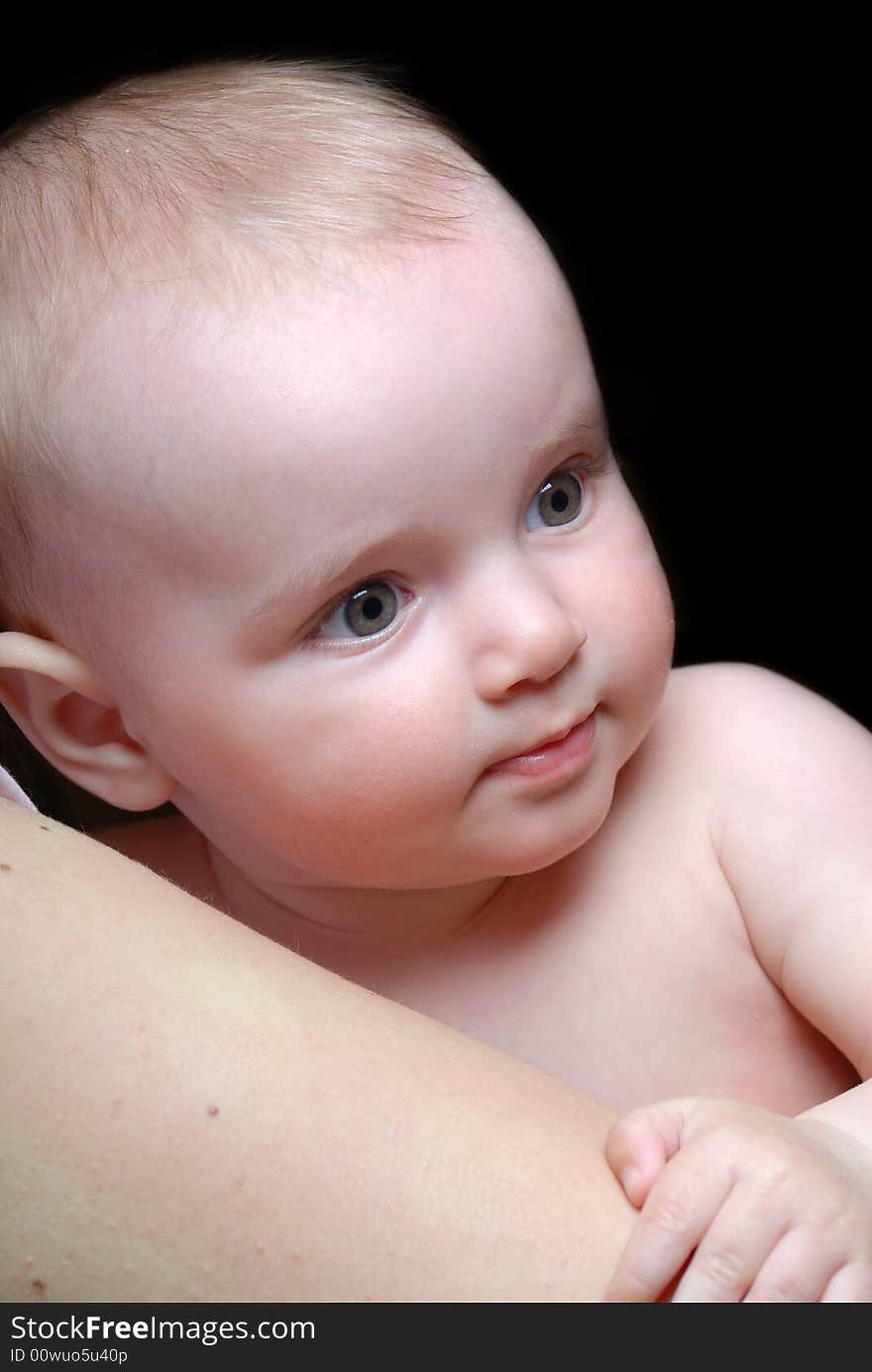 Beautiful girl portrait close up