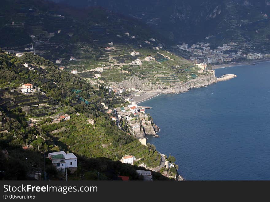 Amalfi coast, Minori, South Italy