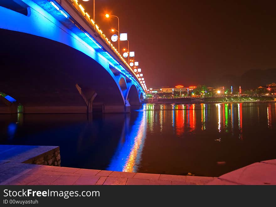 Nigth View Of Bridge