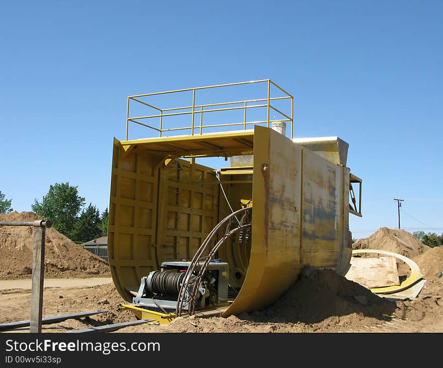 Heavy Duty construction part for flood control .