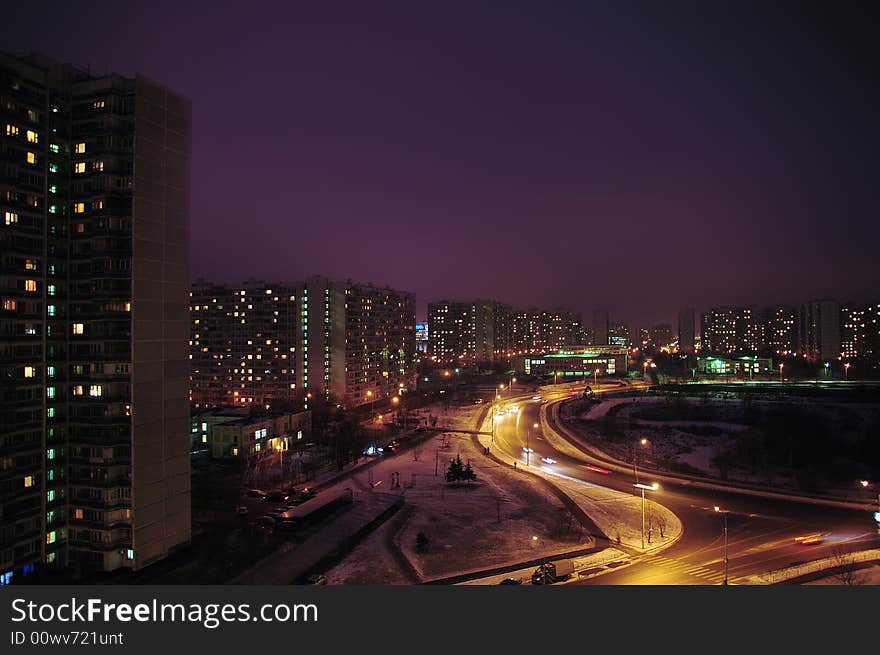 Night City. Krilatskoe, Moscow