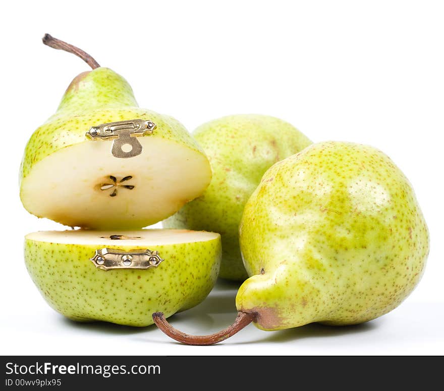 Green pears