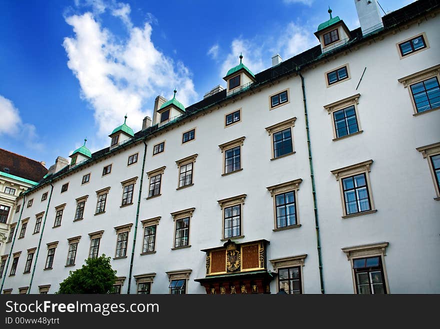 Building in Heldenplatz, Vienna, capital of Austria