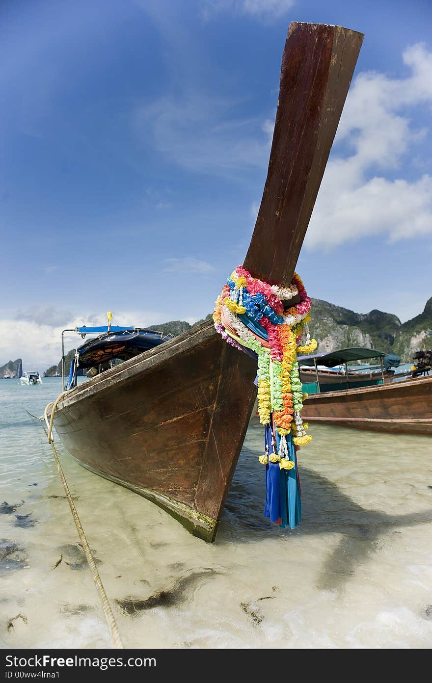 Longtail boat at Koh Phi Phi