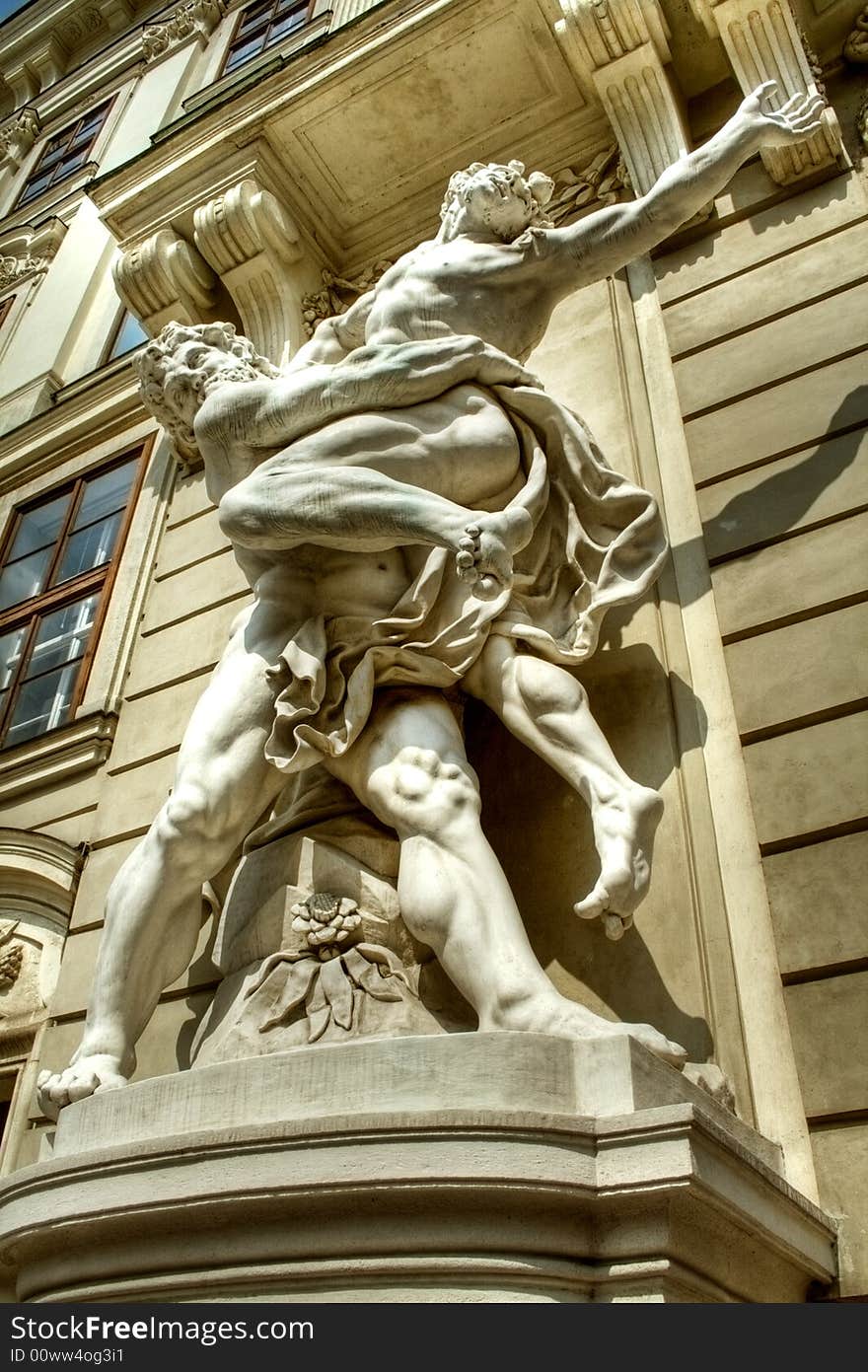 Statue at Imperial Palace, Vienna